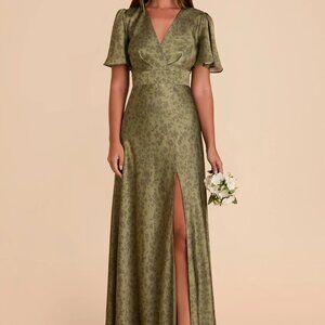 Birdy Grey Marni Matte Satin Dress in Bright Martini Dreamy Floral - Size 1X